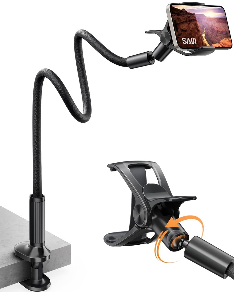 Flexible Lazy Bracket Mobile Phone Stand Holder 360 Bed Desk For iPhone Android