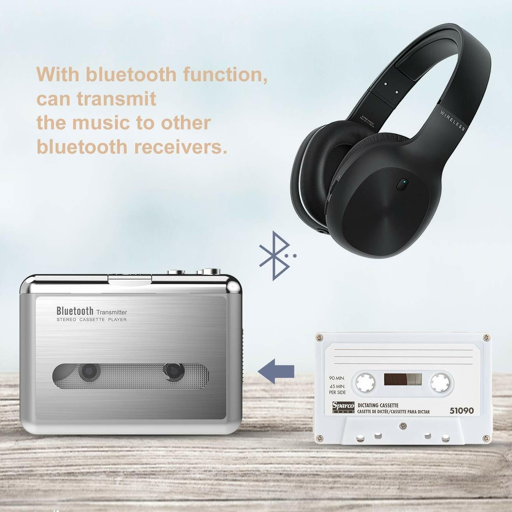 Bluetooth Walkman Cassette Player Bluetooth Transfer Personal Cassette