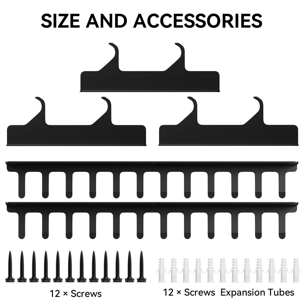 Lat Pull Down Bar Storage Rack Wall Mount,Gym Storage Wall Organizer for Lat ...