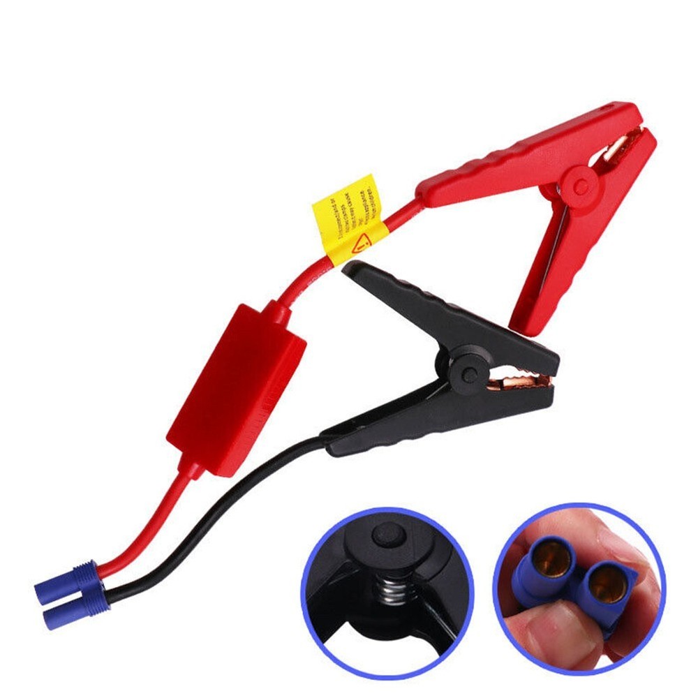 Practical To Use Jump Starter Cable Replacement 12V Clamp Clip