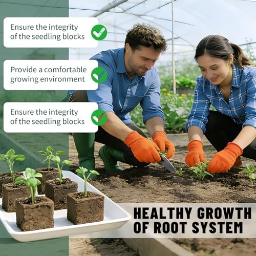 Soil Block Maker Bundle - Large 2" and Small 0.67" Handle Manual Soil Blocker