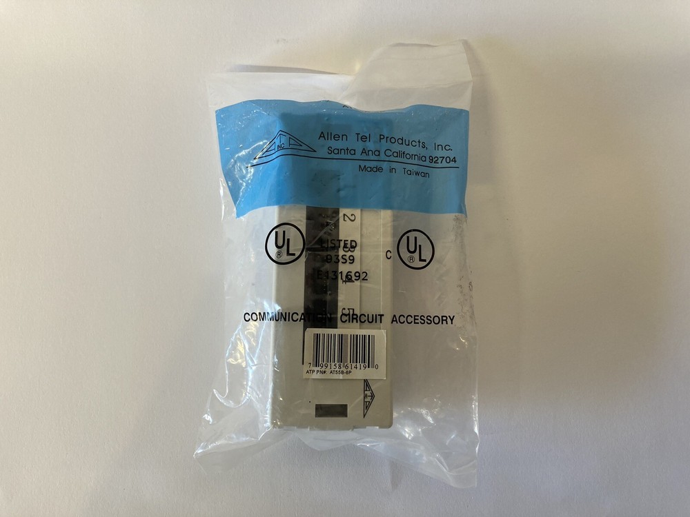 ALLEN TEL PRODUCTS AT55B-6P Electrical Box, 6-Port Cat 5E Patch Box