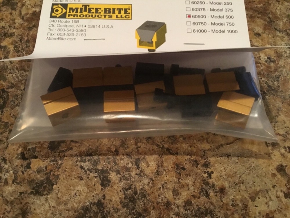 Mitee Bite 60500 #8-32 Thread Uniforce Clamp 8/Pack