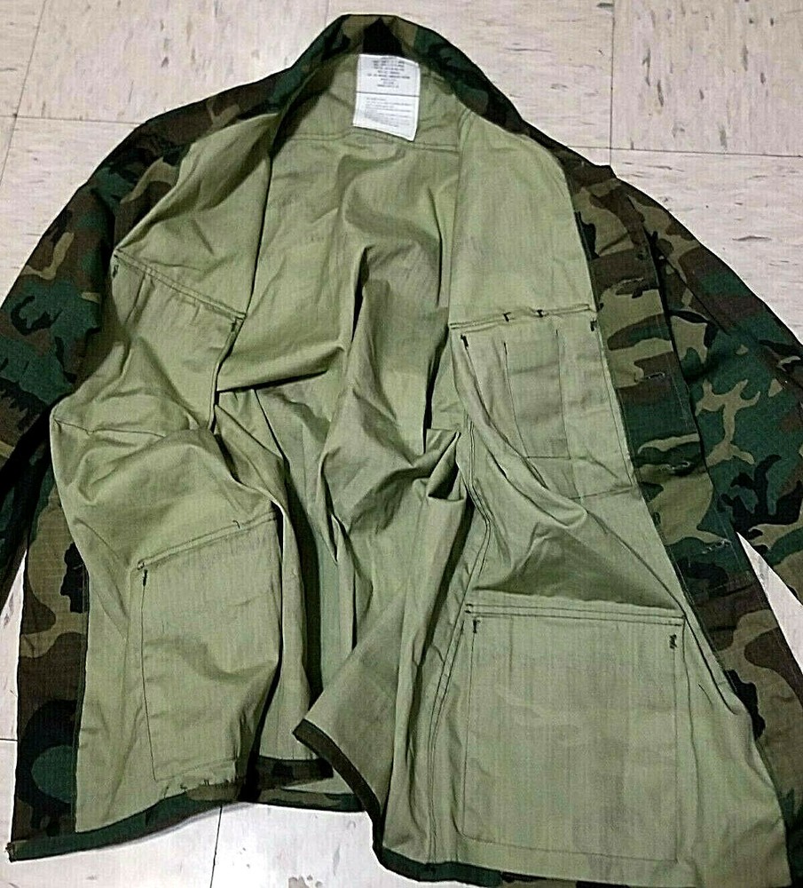 USGI BDU Jacket ERDL Pattern from 1981 Size Small Regular NOS