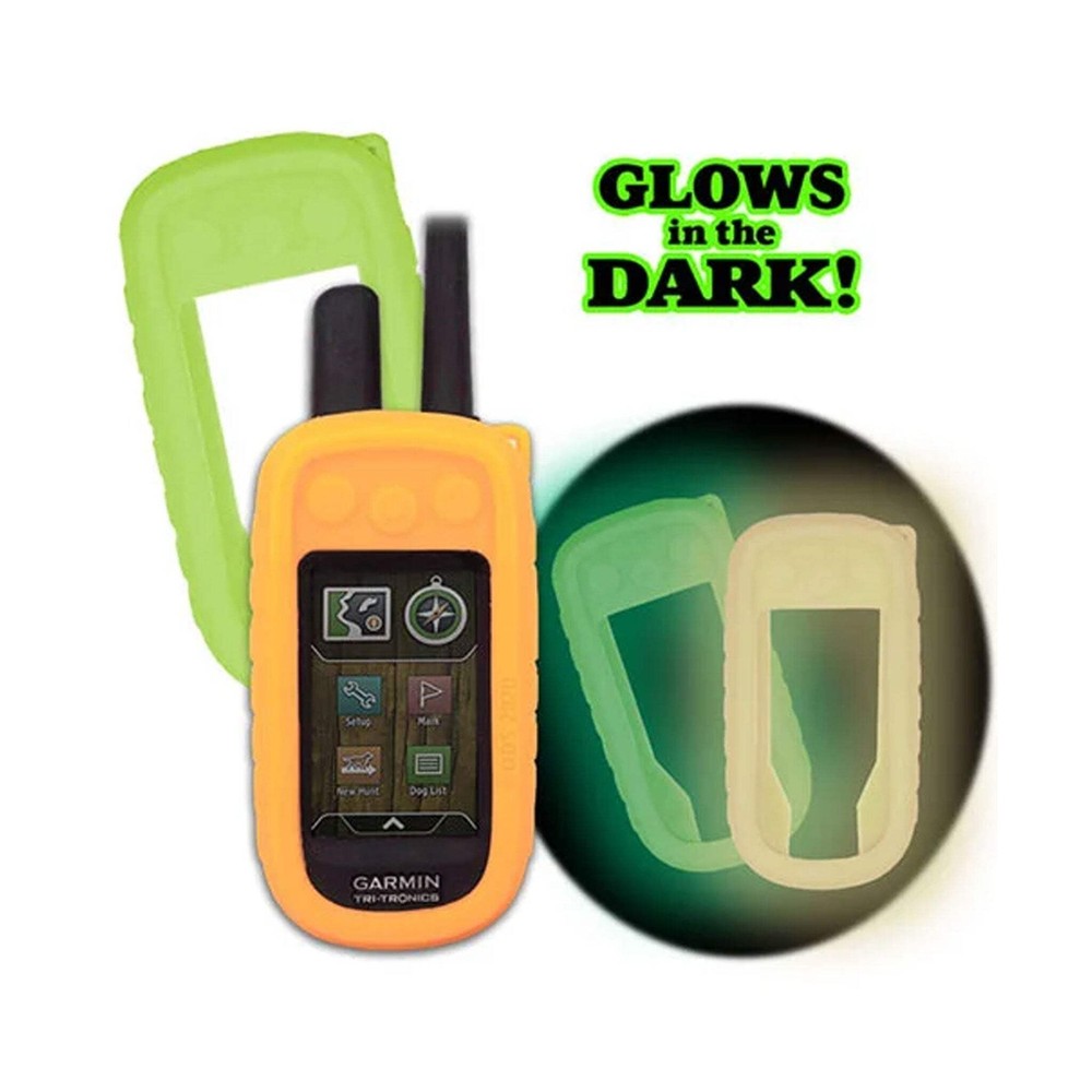 Silicone Protective Glow Case for the Garmin Alpha 100