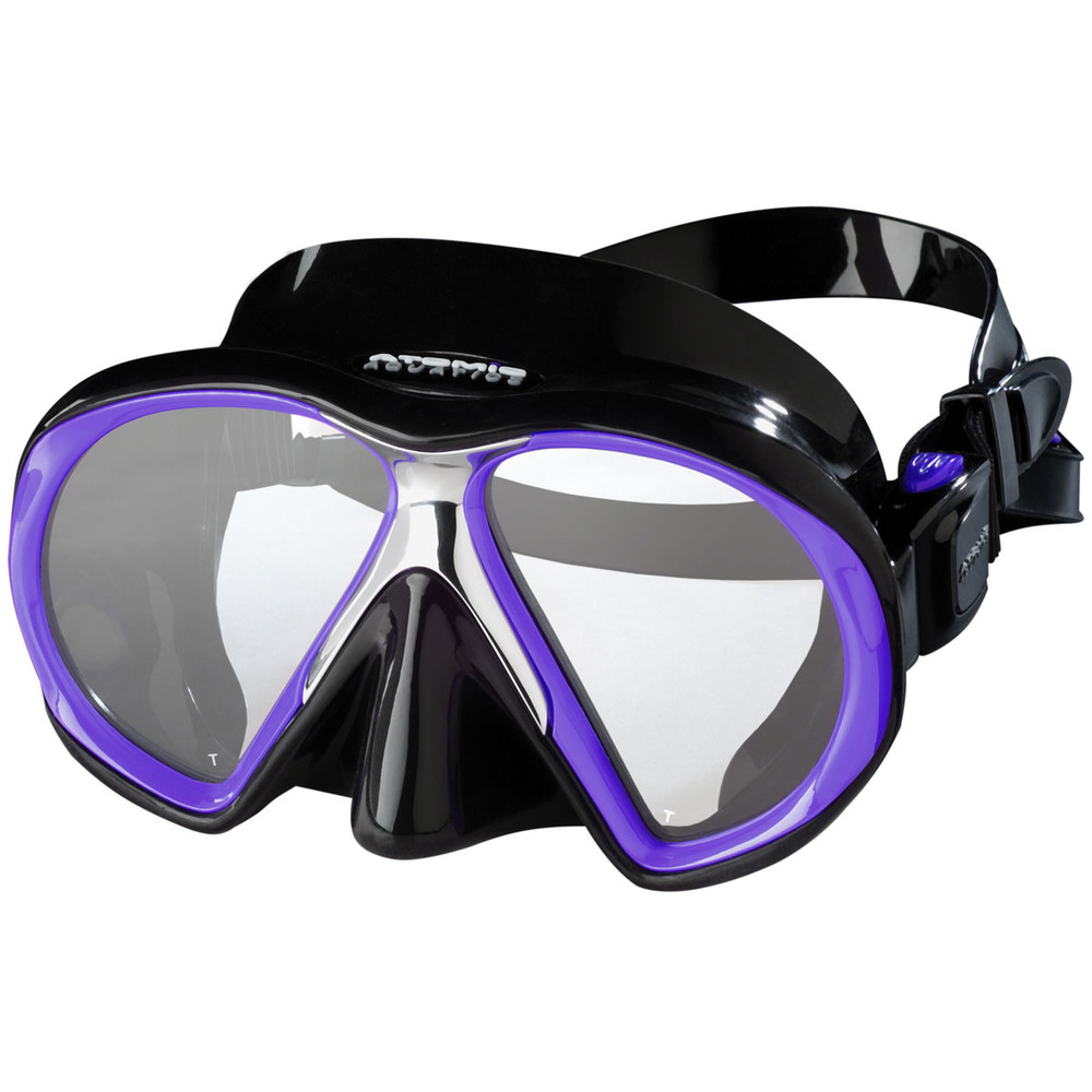 Atomic Aquatics SubFrame Mask, Medium Fit, Black/Purple