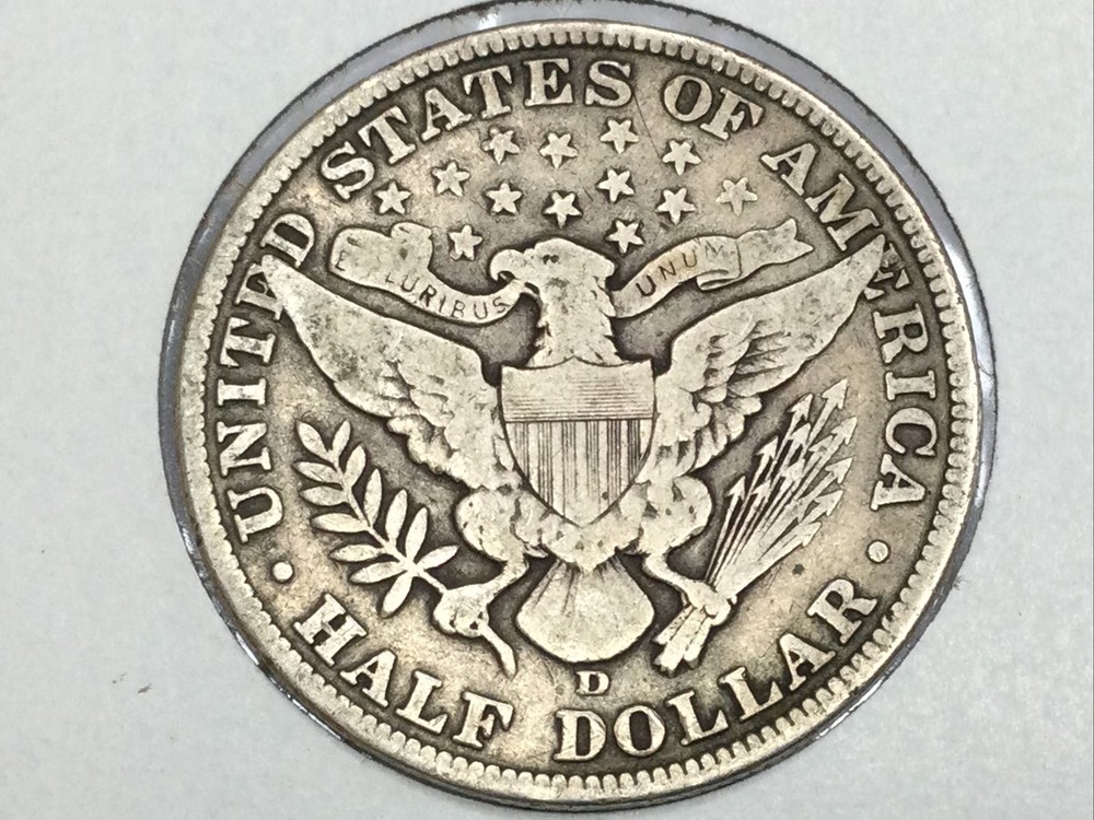 1906-D Barber Half in almost fine