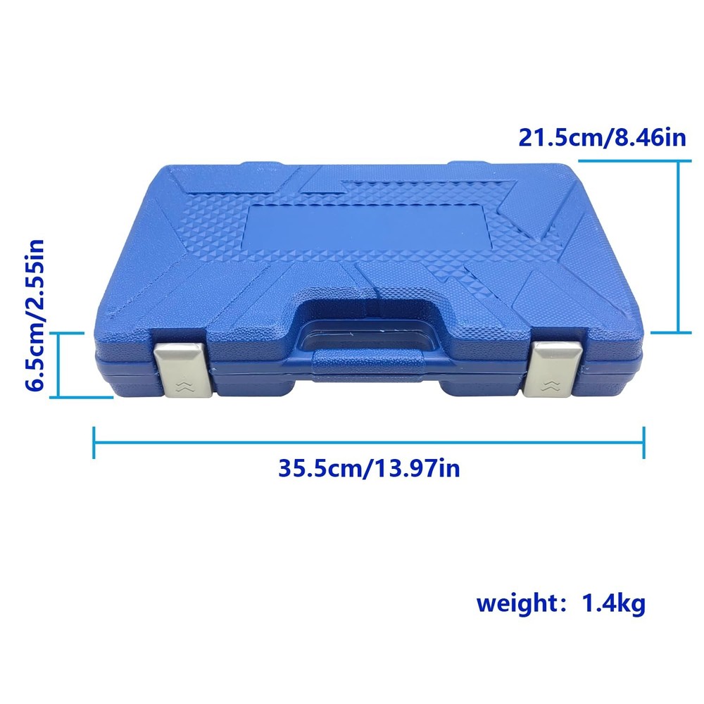 ZKTOOL 11PC Engine Cylinder Compression Tester with M10 M12 M14 M16 M18
