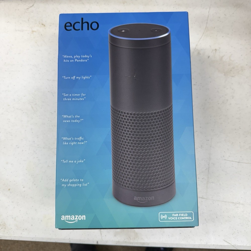 Amazon Echo 2nd Generation Smart Assistant Bluetooth WiFi Voice Control SEALED