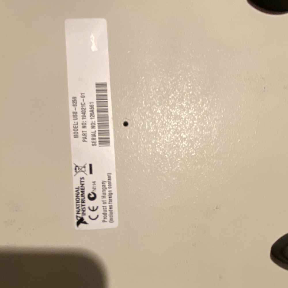 National Instruments USB-6259 Data Acquisition Module MPN 198429C-01
