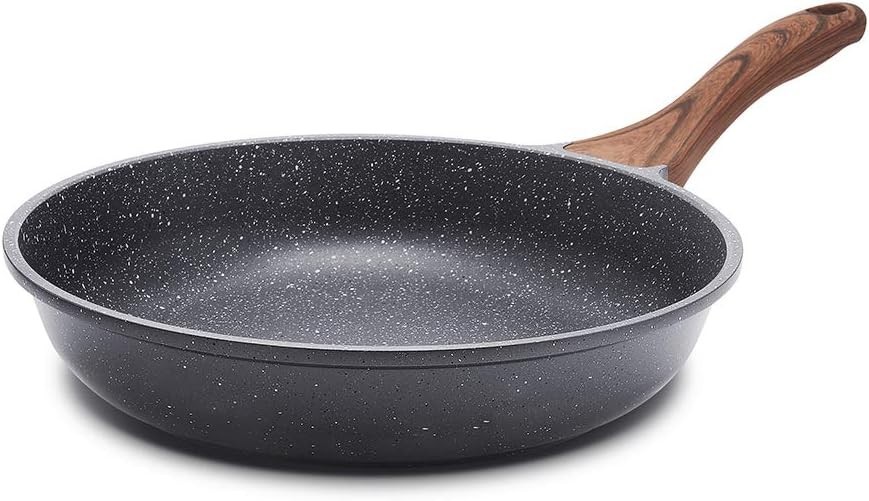 Durable 9.5-Inch Nonstick Omelette Pan with Induction Compatibility & Easy Clean