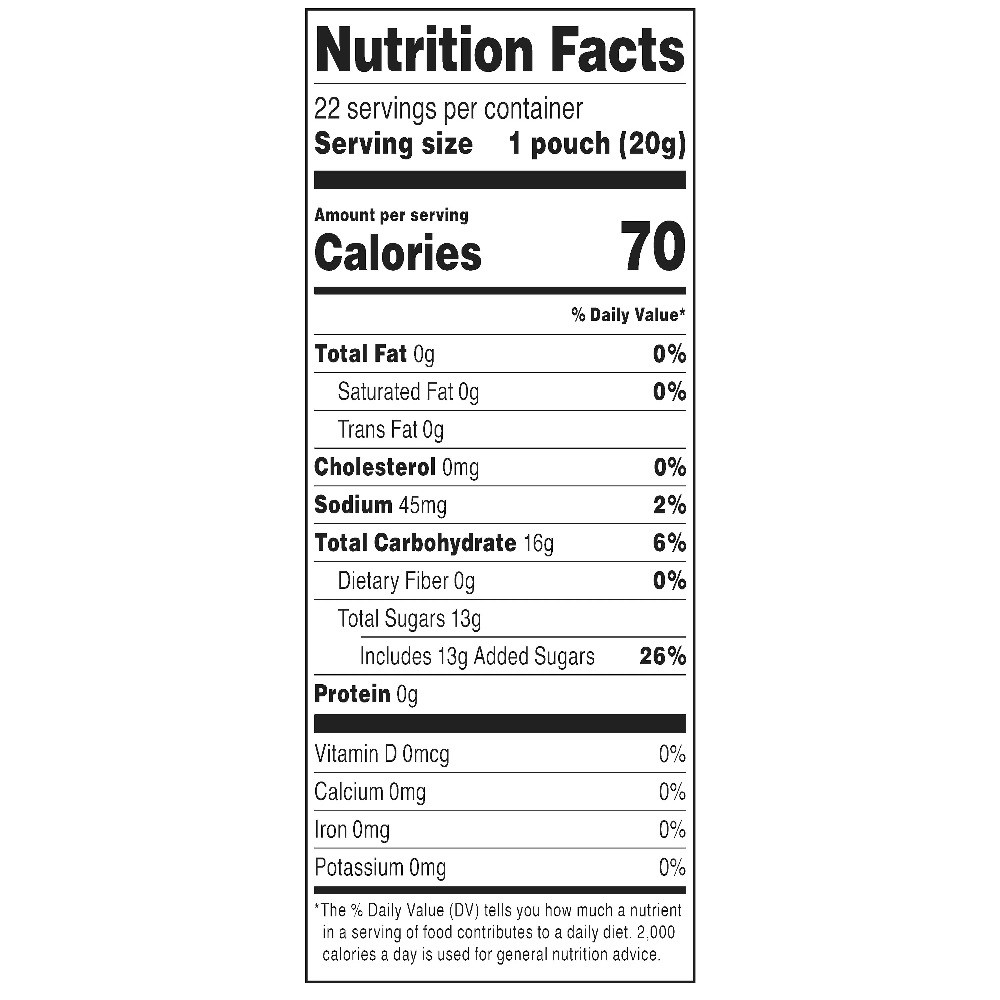 bettergoods Organic Mixed Berry Fruit Snacks, 0.7 oz, 22 Count