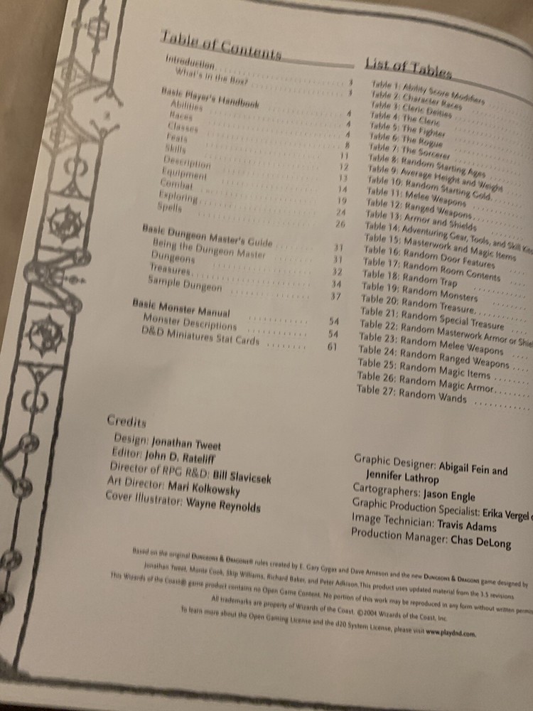 Dungeons & Dragons - Advanced Rule Book for BASIC GAME - 2004 Paperback Book