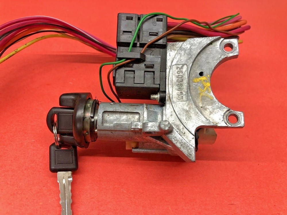 1995-1997 SILVERADO STEERING COLUMN IGNITION LOCK ASSEMBLY & SWITCH W/ KEYS