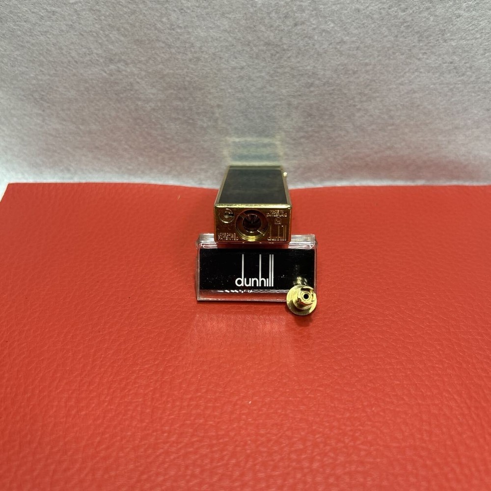 Overhauled Dunhill Rollagas lighter Black Gold without box