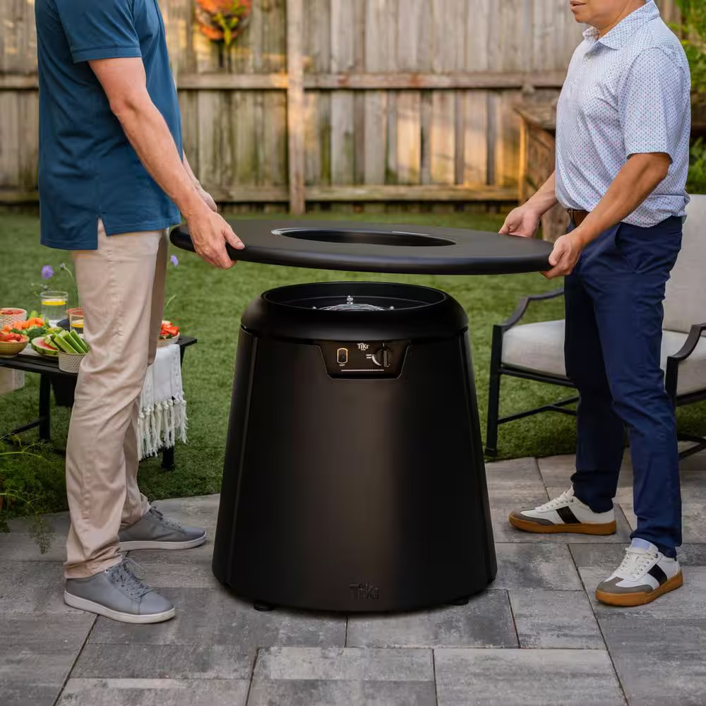 38 In. Propane Tabletop Accessory Black