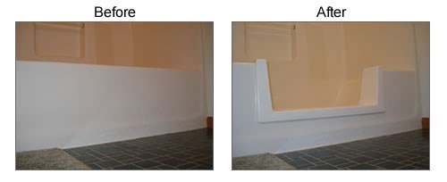 Walk-In Bath Tub Shower Easy Step Through Insert DIY Conversion Senior Mobility