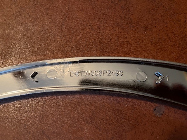 (7) Massiv 920 Chrome Inserts, 24x9, INSERT ONLY, Wheel Caps, DSTW508P2490