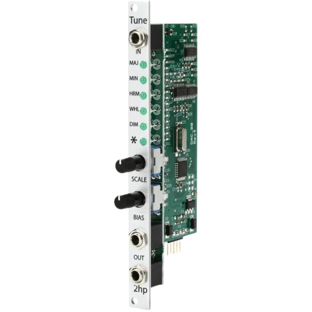 2hp Tune Multi-Scale Pitch Quantizer Eurorack Synth Module, Silver