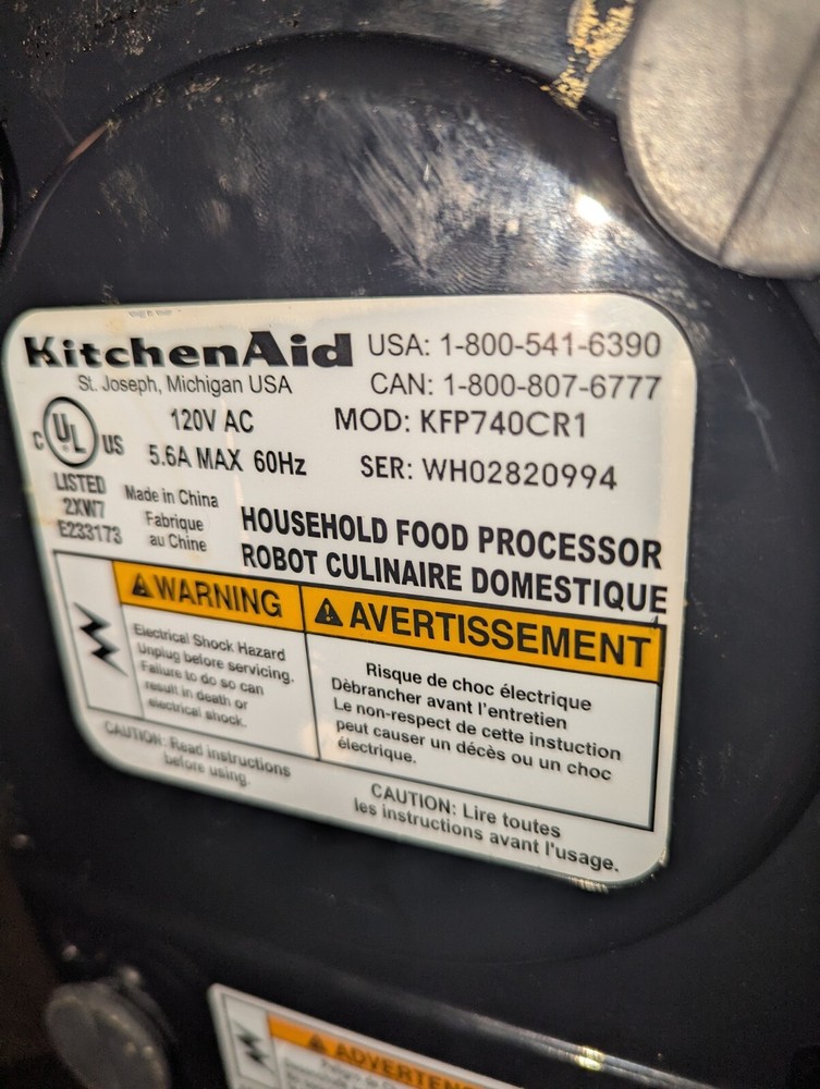 KitchenAid KFP740CR1 9-Cup Food Processor