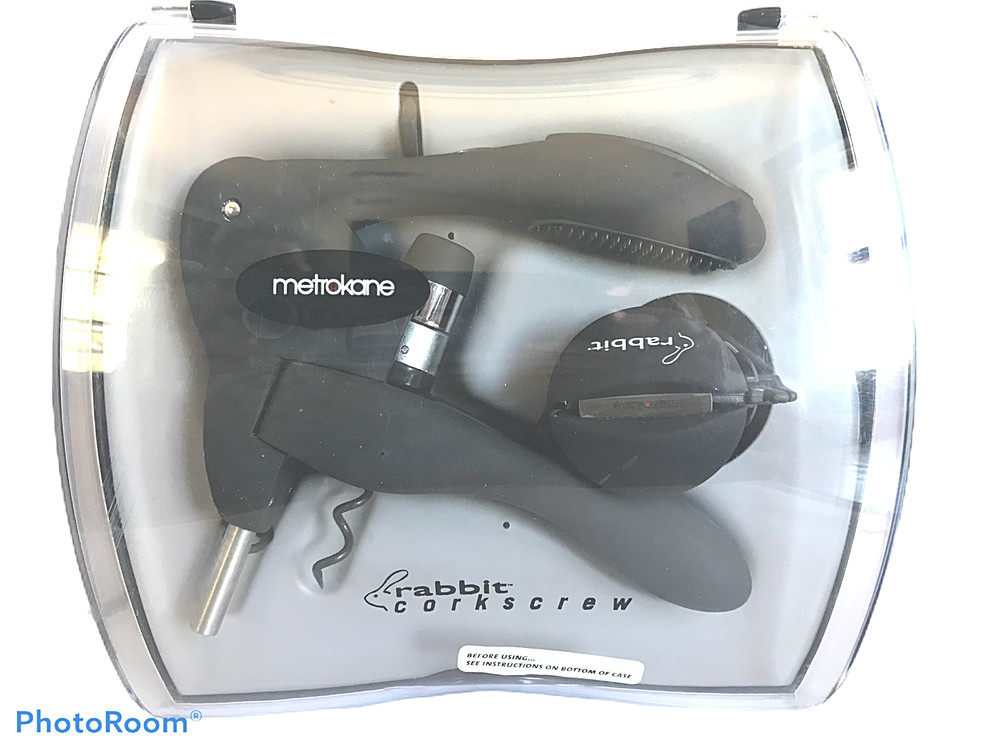 Metrokane Rabbit Corkscrew Wine Bottle Opener Kit