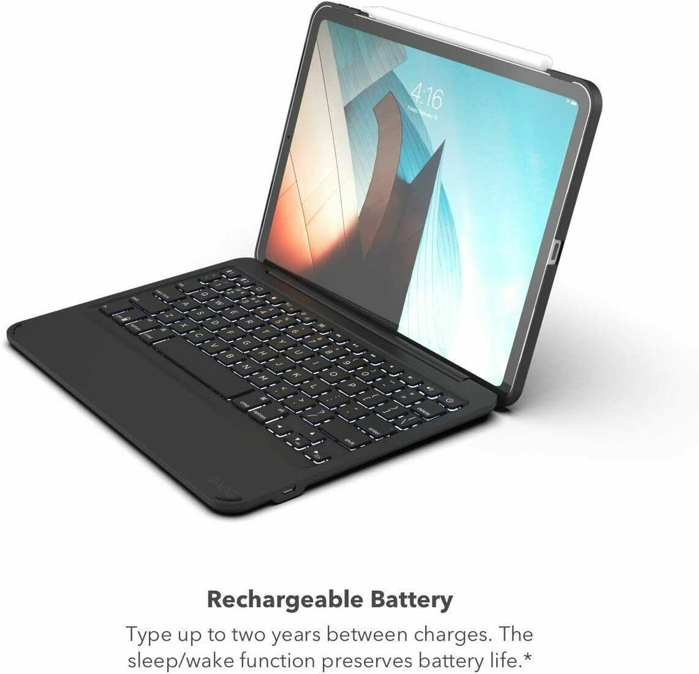 Zagg iPad Pro 11" 1st Gen 2018 Bluetooth Keyboard Folio Case