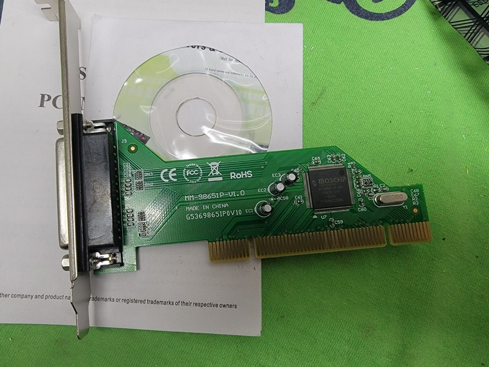 IO Crest PCI Parallel DB25 Controller Adapter Card