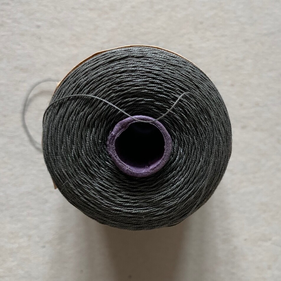 Original German soldier WW2 cotton thread, Feldgrau Fieldgrey, 1 x thread