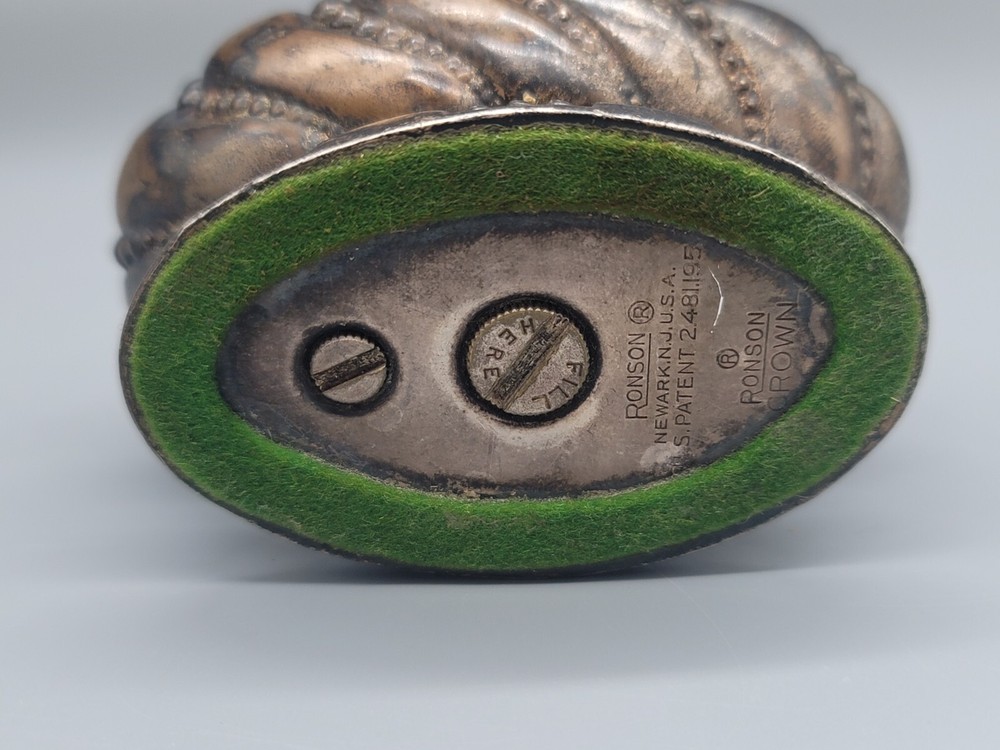 Ronson "Crown" Vintage Table Lighter Please Read