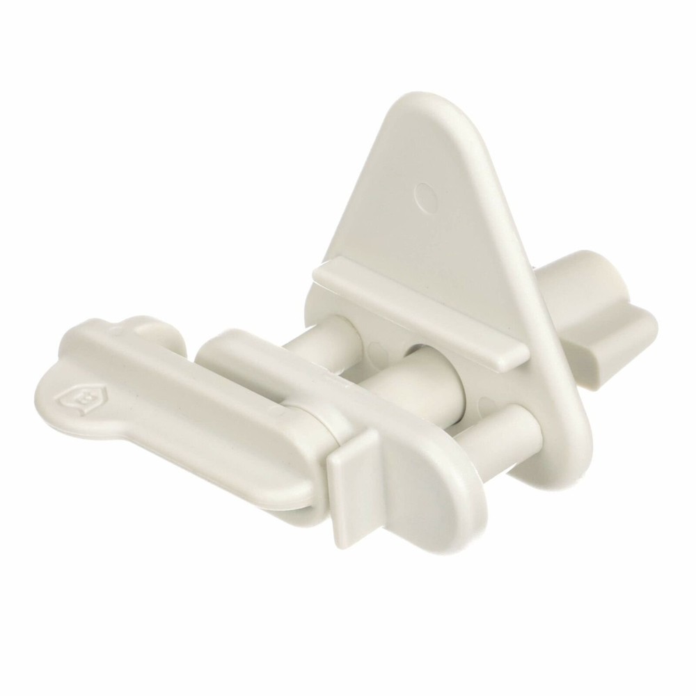 attwood 11404-6 Universal Pontoon Replacement Gate Latch, White