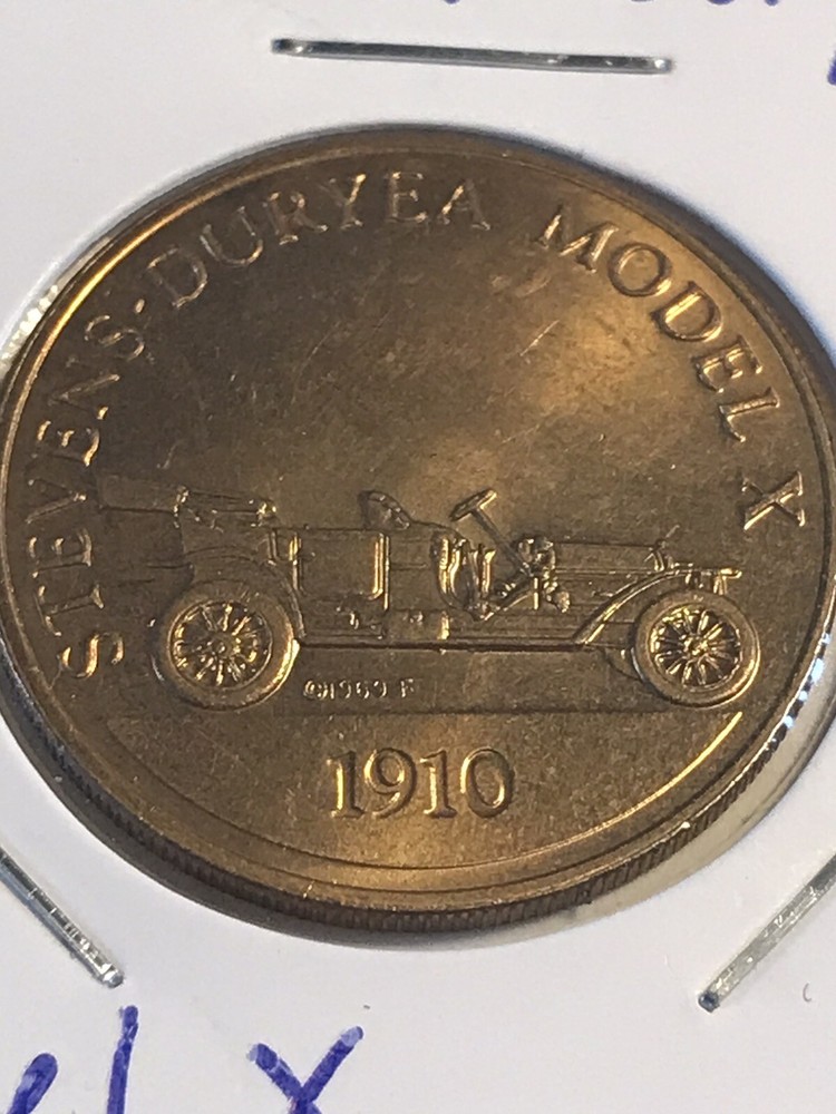 1910 Steven’s Duryea Model X Car Token