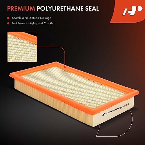 2-PC Engine & Cabin Air Filter with Activated Carbon Compatible with Ford