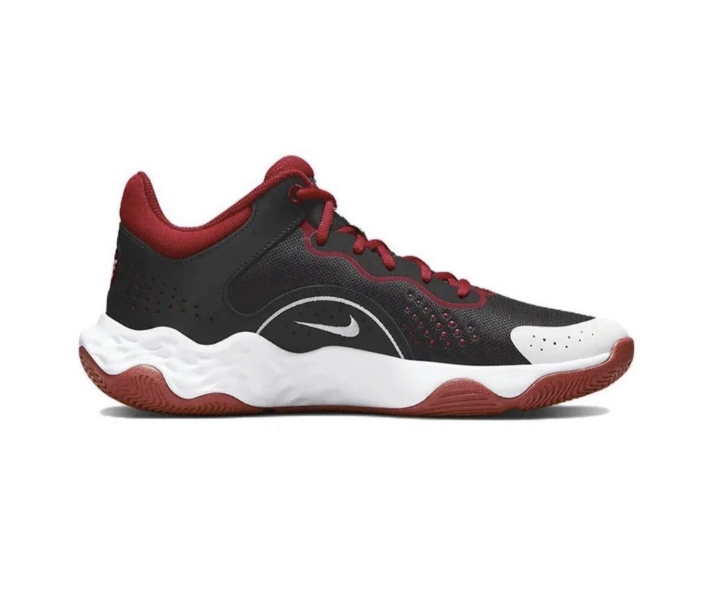 Nike Men's Fly.By 3 Mid Black Gym Red No Lid