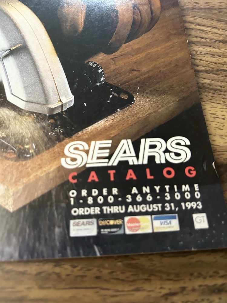 Vintage Pair- 1991 & 1993 Sears Power & Hand Tools Catalogs