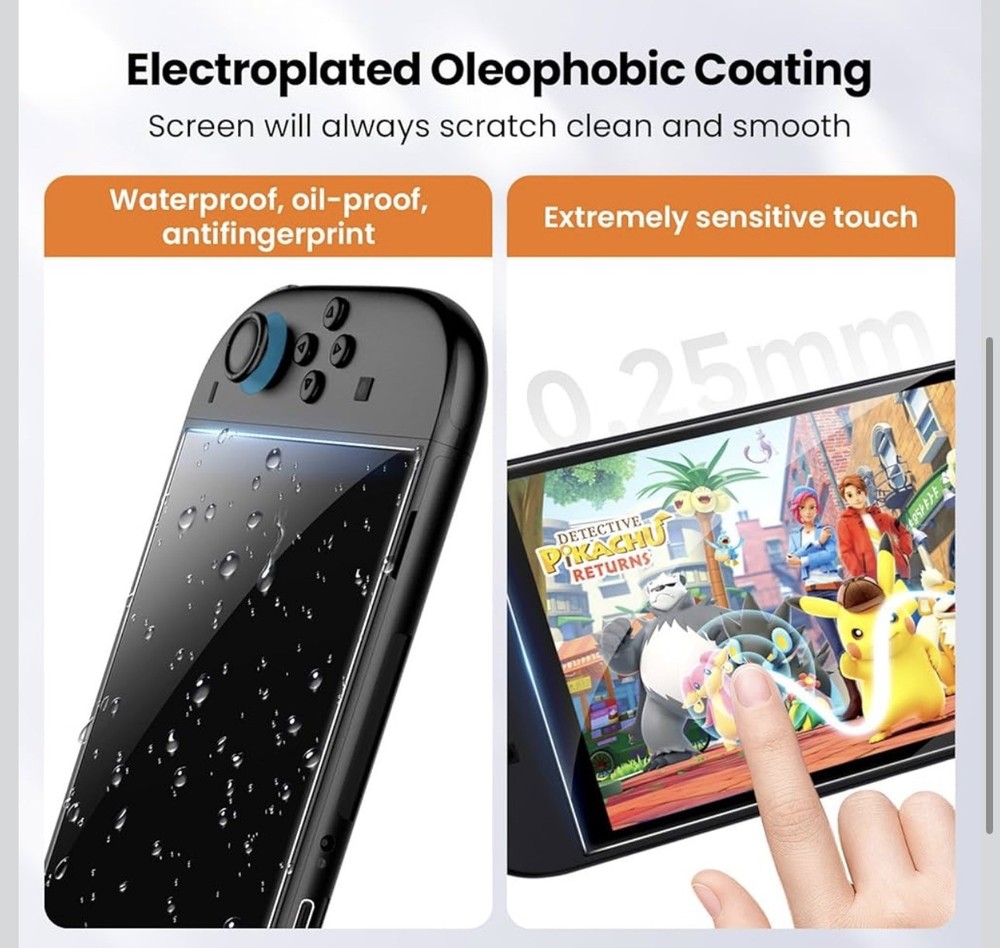 Lmcpa Nintendo Switch 2 - Glass Screen Protector - 2-pack