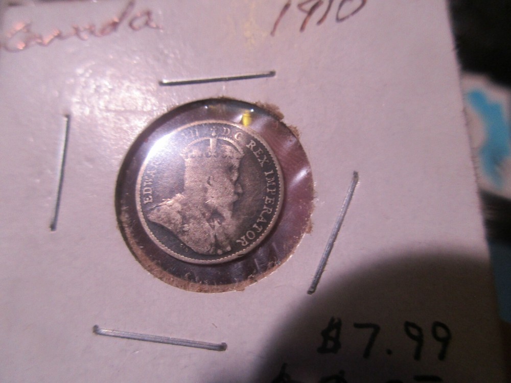 Canada - 1910 Silver 5 Cent - Edward VII