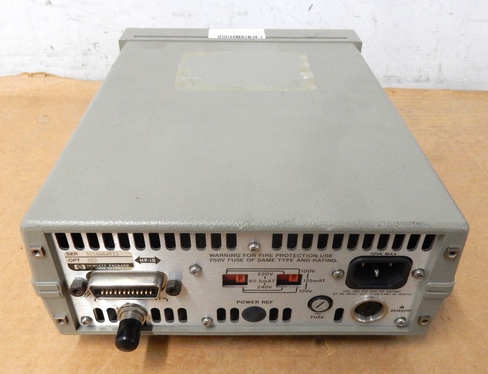 HP 437B Single Channel Digital RF Power Meter - Unit Only