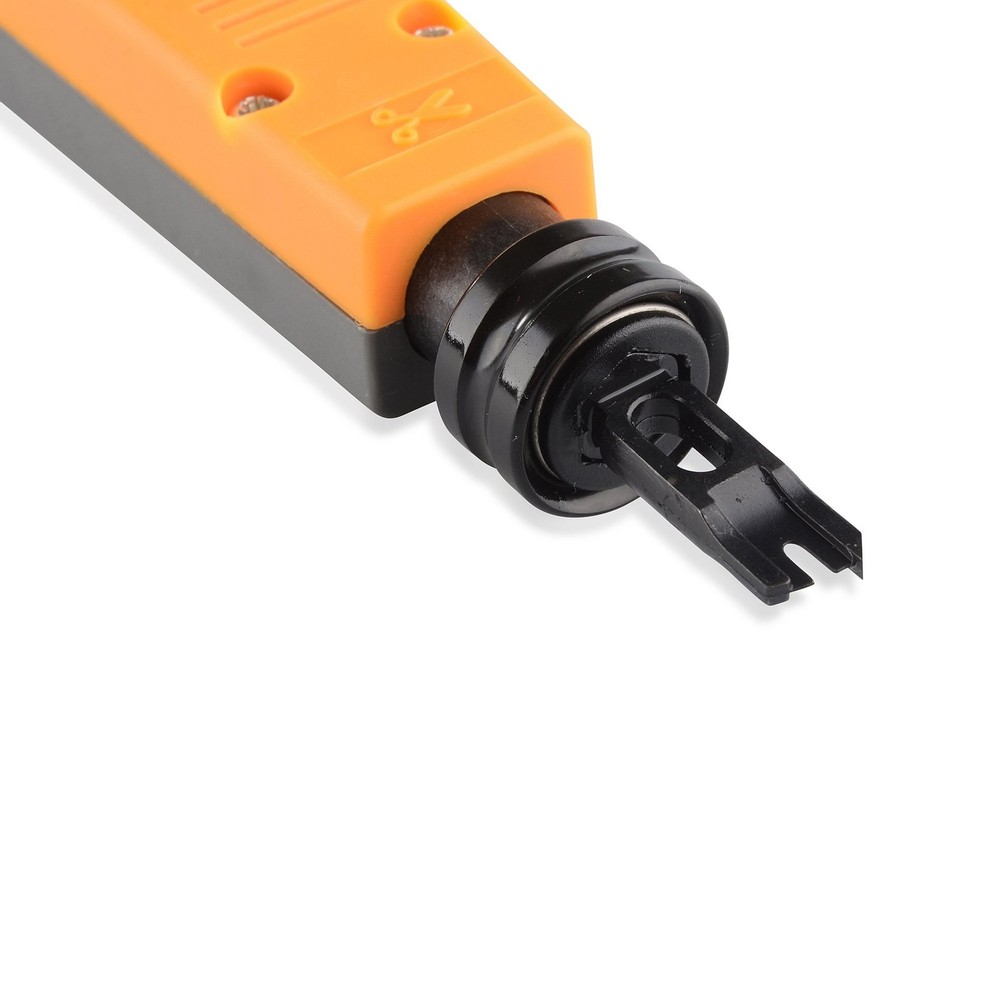 Cat6 Punch Down Tool, 110 Blade, Network Cable Installer Kit, Orange
