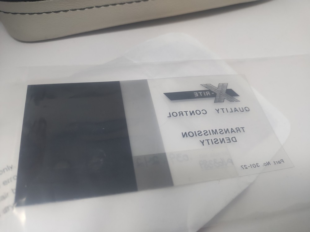 X-Rite 341 Dot Meter, Densitometer, Tester.Carry Case, AC plug,Operation Manual