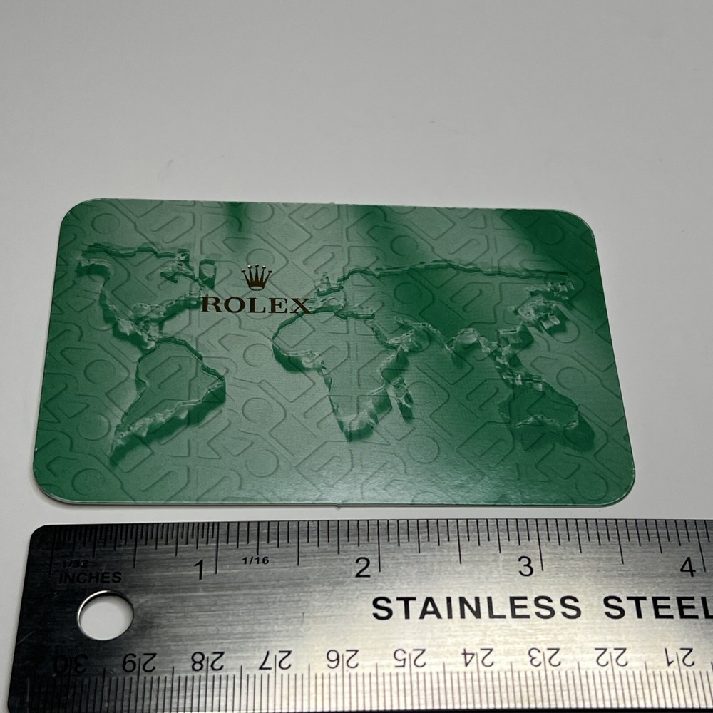 Authentic Rolex Calendar Card 2004 - 2005