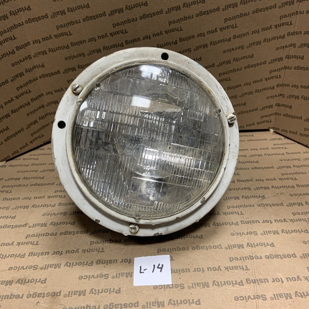 NOS 12v Headlight Mount w/Halogen Bulb, for Military Vehicles