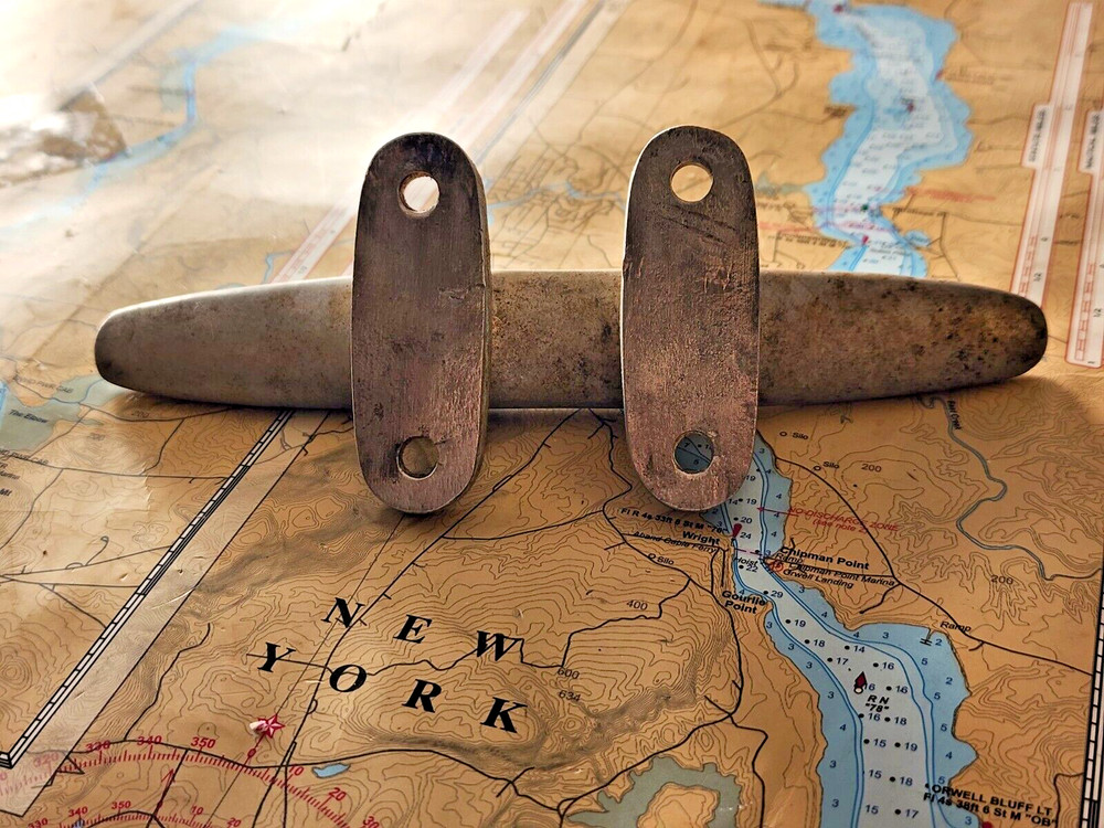 Aluminum 9-5/16" Four Hole Deck Cleat