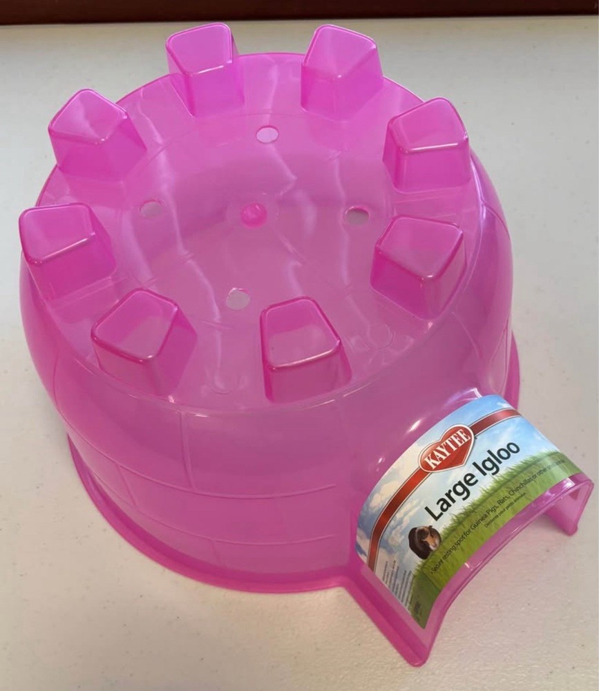 Kaytee Pink Large Igloo Resting Spot For Small Animals