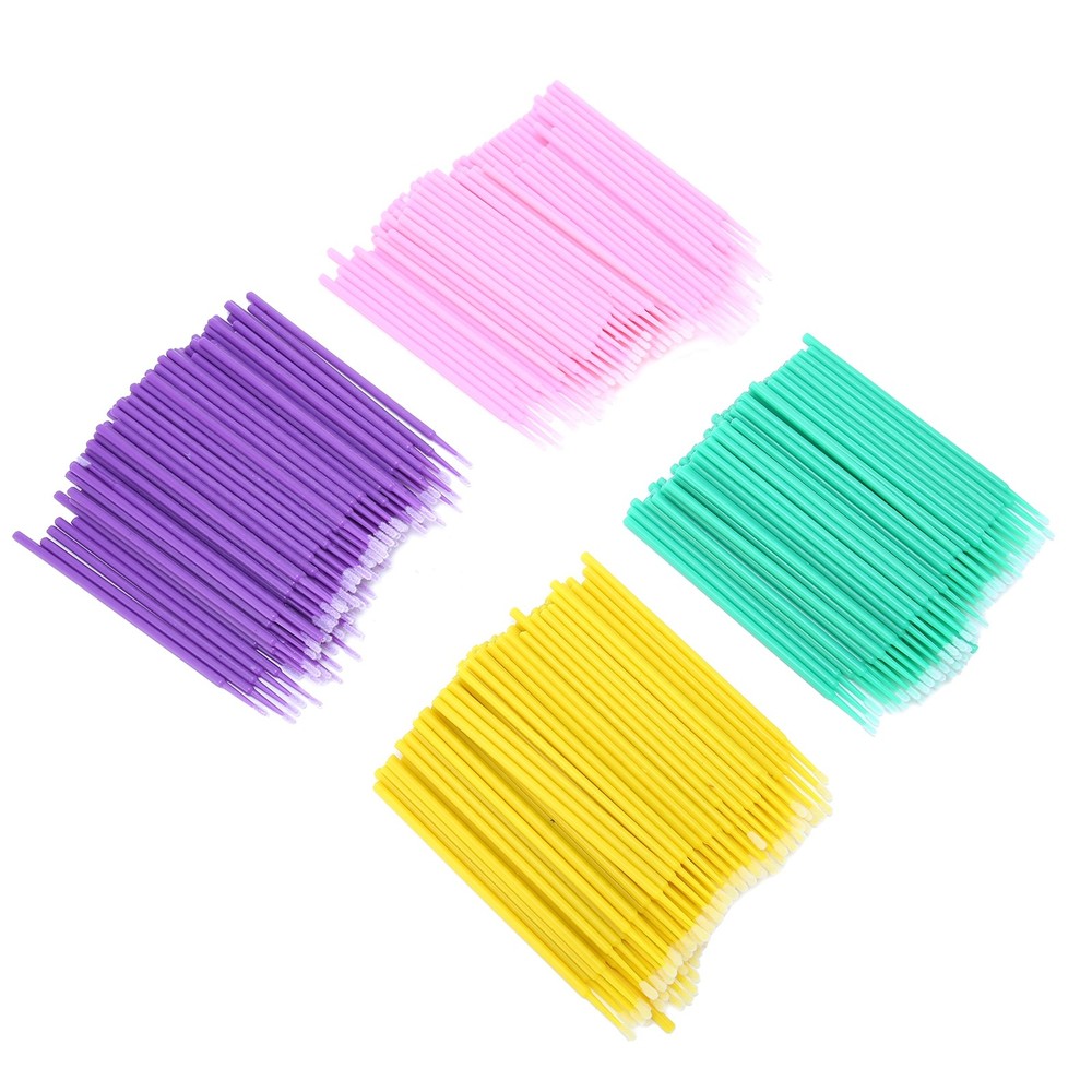 Hot Bendable Micro Applicator Brushes Micro Wands Supplies For Makeup