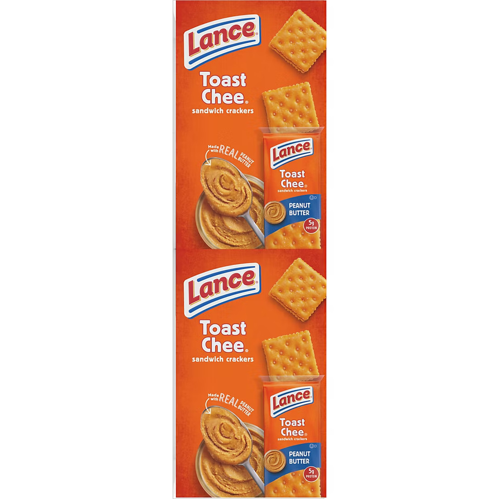 Lance Peanut Butter and Cheese Crackers, 40 COUNT - FREE FAST SHIPPING Except CA