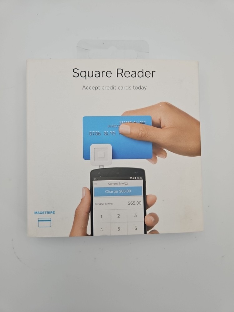 Square Reader Credit Debit Card swipe for iPhone & Android 3.5mm New Sealed