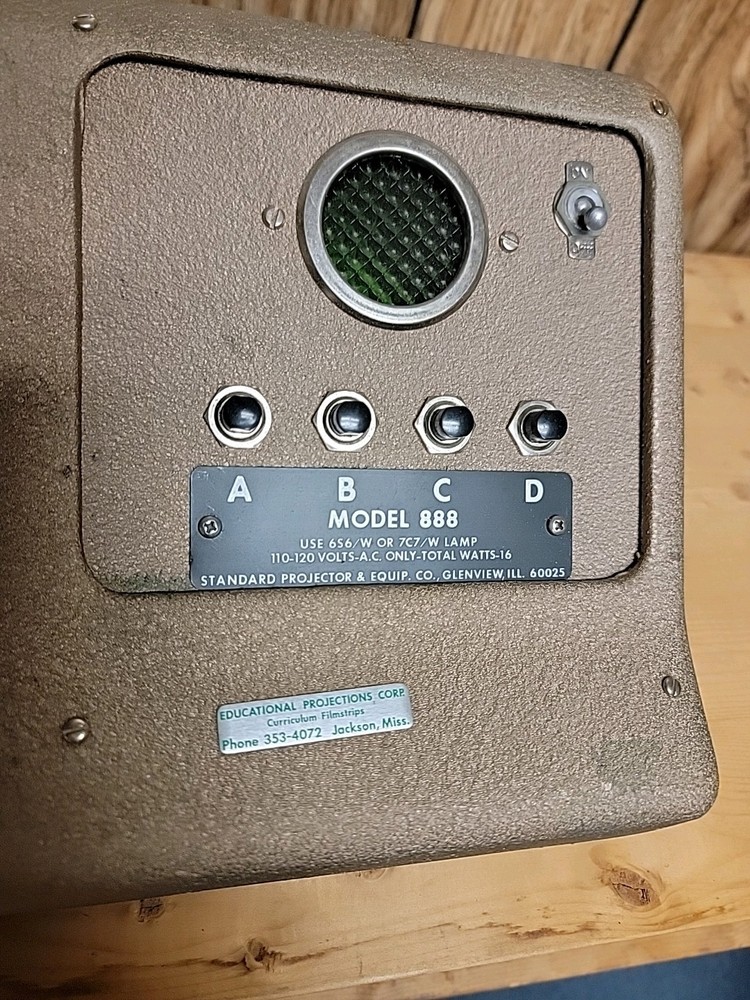 Vintage Model 888 Classroom Projector