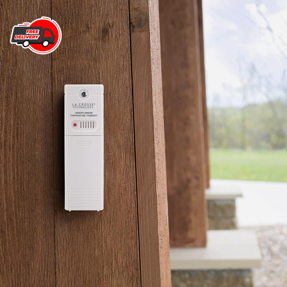 La Crosse Technology Wireless Outdoor Temperature & Humidity Sensor - Wall Mo...
