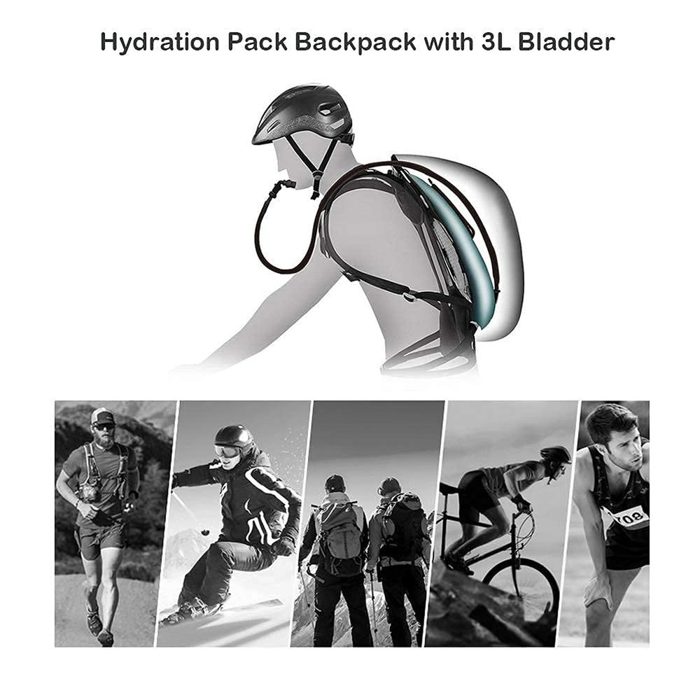 Water Backpack Hydration Backpack with Bladder Lightweight & Waterproof Hydra...