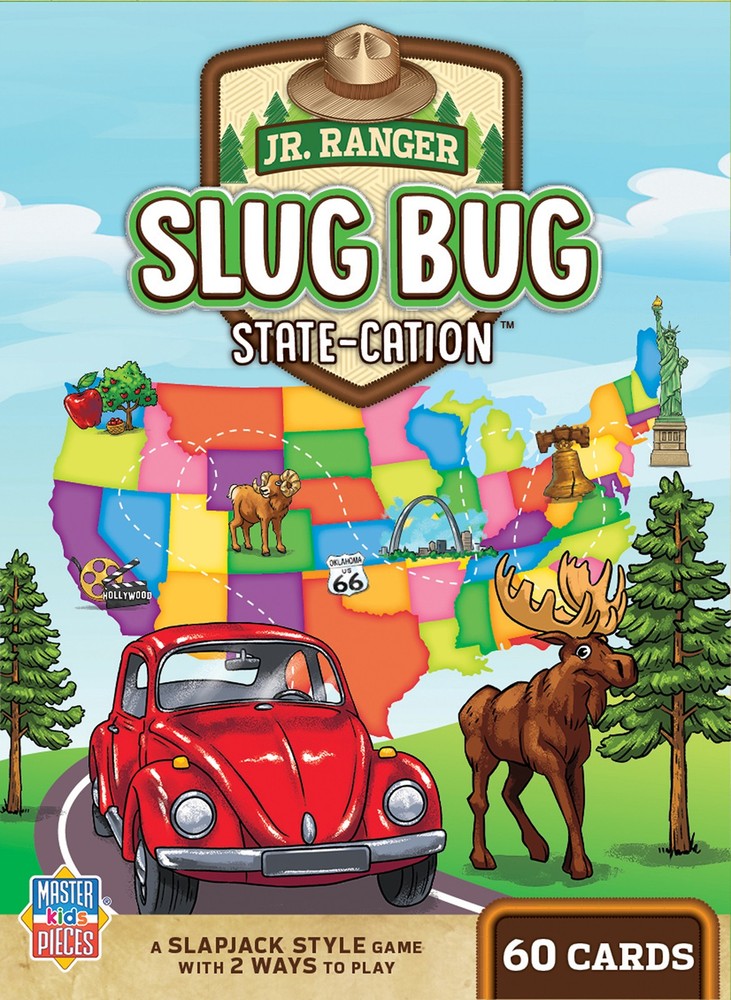 MasterPieces - Jr. Ranger Slug Bug State-cation Card Game